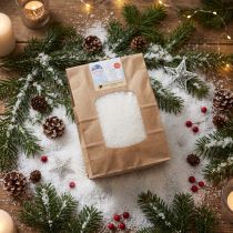 Artikel Dekorativ snövit majs 100% biobaserat material 40g