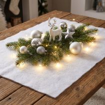 Artikel Snötäcke dekoration snö i vit vinterdekoration 240×90cm