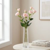 Artikel Lysianthus konstgjord rosa 87,5cm