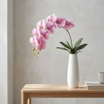 Artikel Orkidé Phalaenopsis konstgjord 8 blommor rosa 104cm