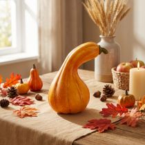 Artikel Dekorativ pumpa dekoration konstgjord pumpa orange Ø13,5cm H25cm