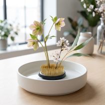 Artikel Igelkott, Kenzan, Ikebana, silvermetallarrangemang, rund Ø5cm