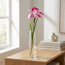 Artikel Iris konstgjord rosa 78cm