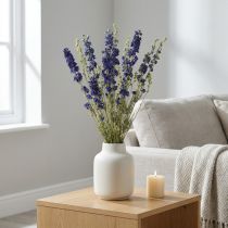 Artikel Torkad delphinium, torr floristry, delphinium blå L64cm 25g
