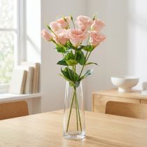 Artikel Konstgjorda blommor Eustoma Lisianthus rosa 52cm 5 st