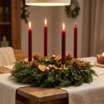 Artikel Grankrans Thuja med knoppar bas vinkrans Ø50cm