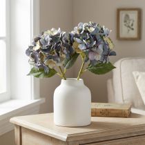 Artikel Konstgjorda blommor i blå hortensia stor Ø15cm L58cm 2st