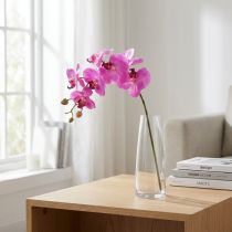 Artikel Konstgjord orkidé Phalaenopsis Orkidé Rosa 78cm