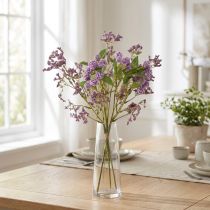 Artikel Konstgjord blombukett, sidenblommor, lila, dekorativ, 51 cm