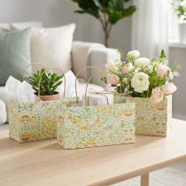 Artikel Presentpåse med handtag presentpåse mönstrad 24×12×12cm 6st