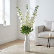 Artikel Delphinium Vita Konstgjorda Delphinium Silk Blommor Konstgjorda Blommor 3st