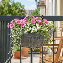 Artikel Hängkruka blomkruka för upphängning av balkonghängkruka 30x17cm