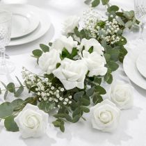 Artikel Foam Rose Ø 3,5cm vit 48 st