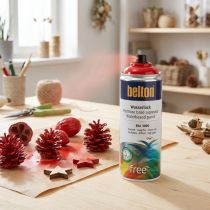 Artikel Belton fri vattenlack röd färg spray eldröd 400ml