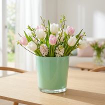 Artikel Glaspott Ø11,5cm H10,8cm mintgrön