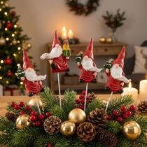 Artikel Jultomte dekorativ plugg tomte tomte 7cm 4 st