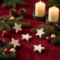 Artikel Strödekoration Julstjärnor naturliga trästjärnor Ø4cm 24 st