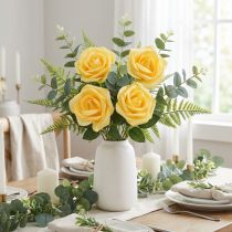 Artikel Foam Rose Yellow Ø15cm 4 st
