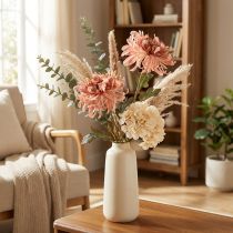 Artikel Krysantemum Rosa Lax Konstgjord Ø13cm L72cm 2st