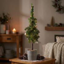 Artikel Spetsgran i kruka konstgjord julgran Ø12cm H70cm