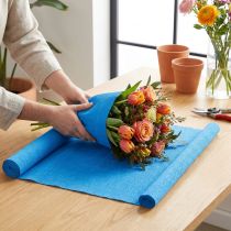 Artikel Kräppapper blomsterpapper kvalitet blå 50x250cm