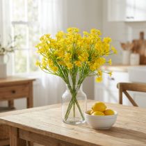 Artikel Konstgjord kamomill som blombukett för fräsch och lättskött dekoration, 28 cm, 3 stycken