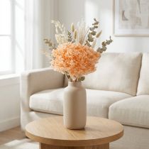 Artikel Torkad hortensiabukett för eleganta blomsterdekorationer hemma, 65 cm