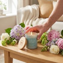 Artikel Doftljus i glas Camila White Musk Ø7,5cm H8cm