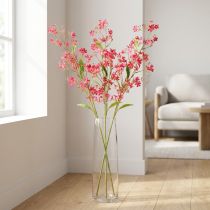 Artikel Konstgjord blommande gren Oncidium orkidédekoration 112cm 3st
