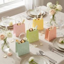 Artikel Presentpåse med blommönster, liten presentpåse för speciella tillfällen, 12 cm, 12 stycken