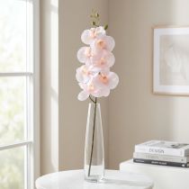 Artikel Konstgjord orkidé Rosa Phalaenopsis Real Touch 83cm