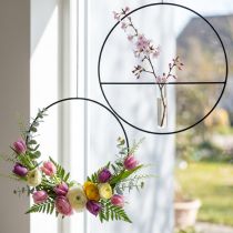 Artikel Dekorativ metallring dekorativ ring Scandi ring svart Ø25,5cm 6 st