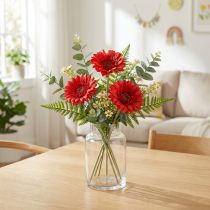 Artikel Konstgjorda blommor Gerbera Röd 45cm
