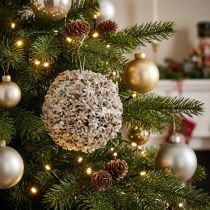 Artikel Julboll vit julgransdekorationer snöboll Ø12cm
