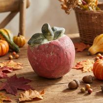 Artikel Äpple för dekoration, höst, dekorativ frukt av betong, bordsdekoration Ø13cm