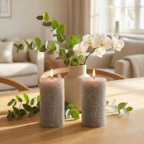 Artikel Enfärgade ljus grå 85x150mm 2st