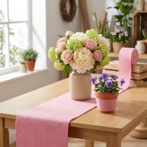 Artikel Filtband, kruktejp gammalrosa 15cm 5m