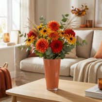 Artikel Vas blomvas dekorativ vas Fizzy Siena Ø13,5cm H20cm