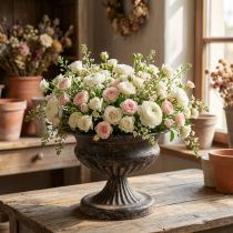 Artikel Plant Cup Chalice Antique Look Svart Brun Ø20cm H15cm