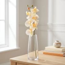 Artikel Artificiell orkidékräm Orange Phalaenopsis 78cm
