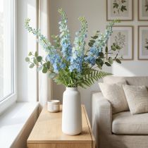 Artikel Konstgjord lärksporre Blå Konstgjord Blomma Delphinium 130cm
