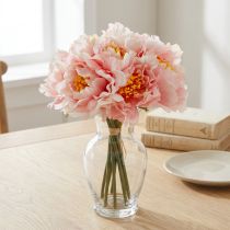 Artikel Paeonia Pion Konstblomma Pion Rosa Ø6cm 28cm 7 st
