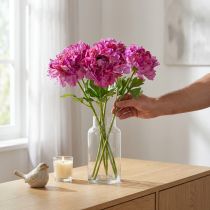 Artikel Konstgjord ranunkelblomma, en detaljerad replika för vardagsrums- och kontorsdekoration, 55 cm, 6 stycken