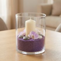 Artikel Färg sand 0,5 mm aubergine 2 kg