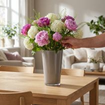Artikel Vas "Fizzy" platinagrå Ø20cm H35cm 1 st