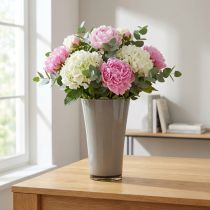 Artikel Vas “Fizzy” Ø16cm H27cm platinagrå 1 st