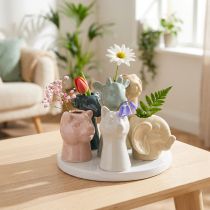 Artikel Vasdekorativa djurfigurer, perfekt för lekfull rumsdesign, 13 cm