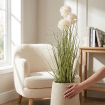 Artikel Konstgjorda blommor dekorativ bollblomma allium prydnadslök konstgjord 78cm