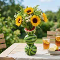 Artikel Vas vattenmelon keramik vas sommar dekoration keramik H22cm