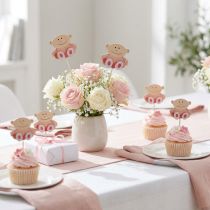 Artikel Plugg Baby 5cm L25cm Rosa 20 st